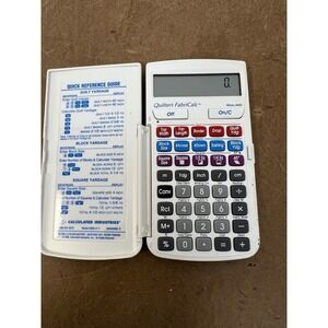 Calculated Industries Quilters FabriCalc Model 8400 Quilt Design Calculator sew
